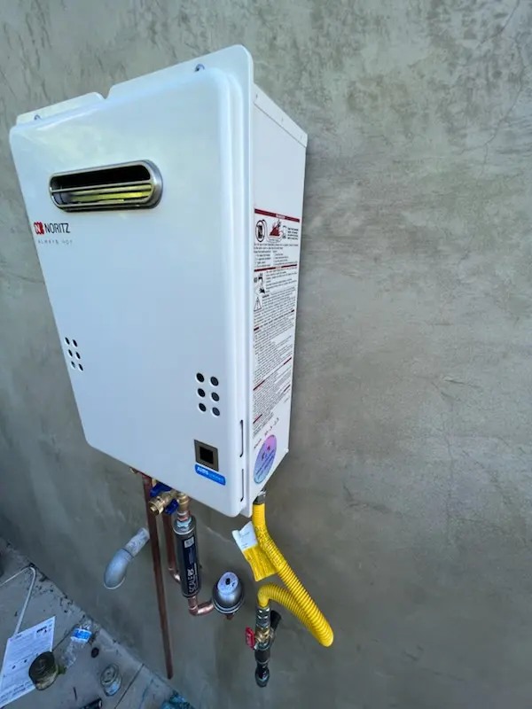 Tankless water heater installation for Winston homes